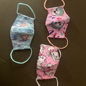 Toddler face masks 3 pack